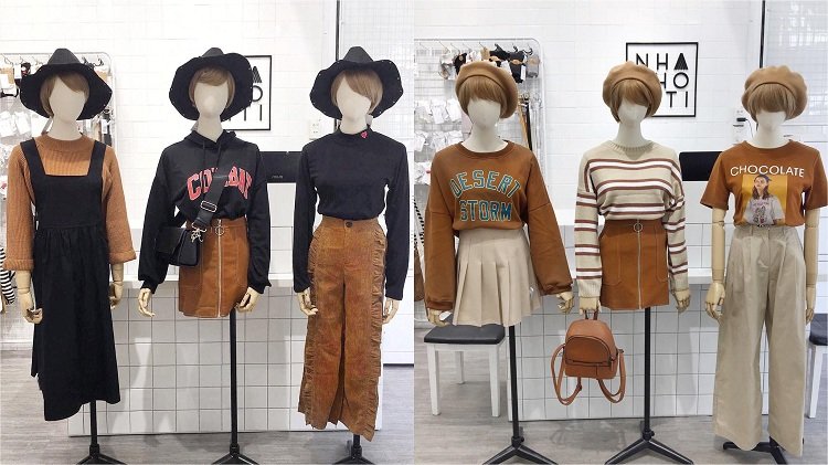 shop quần áo gần đây